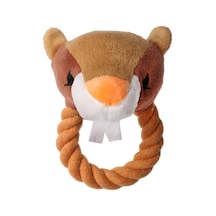 Eastland İpli Öten Peluş Kunduz Çap 18 Cm