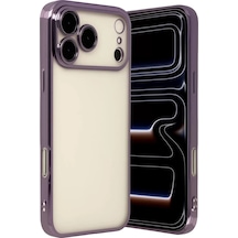 Newface Apple İphone 17 Pro Max Razer Lensli Silikon - Mor