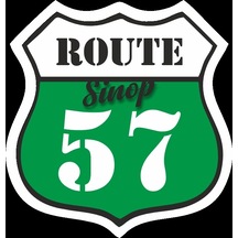 57 Sinop Sticker 10x10 Cmrenkli Sticker