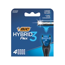 Bıc Hybrid 3 Flex Tıraş Bıçağı Yedek Kartuşu 4'lü - 8 Adet Tarı