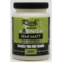 Su Bazlı High Gloss Yarı Mat Vernik 500cc