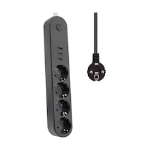 Akım Korumalı Isıya Dayanıklı 4 Lü 2 Mt Uzatma 3 Adet Usb 3402 Hmngoxxtptprp Diger