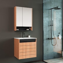 Orka Ricato 60 Cm Mdf Morgana Kiraz Banyo Dolabı Takımı Çok Renkli