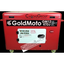 GoldMoto GM12KTDJ Dizel Marşlı Kabinli Jeneratör 12 KW Trifaze