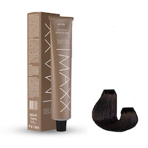 Maxx Deluxe Tüp Boya 5.0 Açık Kahve 60 ml  x 2 Adet + Sıvı Oksidan 2 Adet