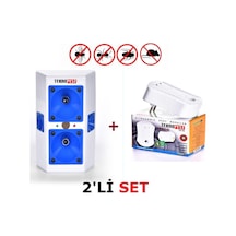 Ultrasonik Fare Kovucu Haşere Kovucu - 2 Li Set