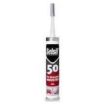 Selsil Oto Inşaat Pu Mastik Güçlü Silikon Yapıştırıcı 280 Ml