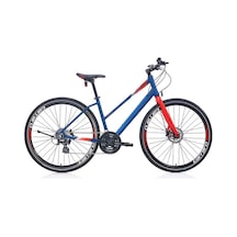 Carraro Sportıve 325 Kadın Şehir Bisikleti 440h Hd 28 Jant 24 Vites Mat Lacivert Nar Çiçeği Kırmızı Lacivert