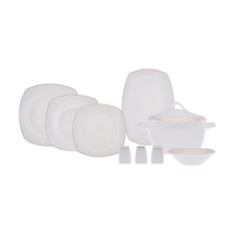 Emsan Bone Yeni Nilüfer 60 Parça 12 Kişilik Yemek Takımı Yarım K