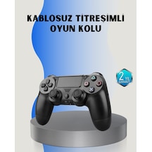 Ps4 Uyumlu Kablosuz Oyun Kolu Gerçekçi Titreşimli Geri Bildirim Najmaddin