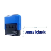 "adres İçindir" Yazılı Kaşe