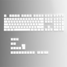 130 Keys Pudding Keycaps Klavye Tuş İki Renki Kalıplama Keycaps 15
