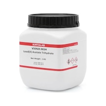 Kimyalab Kurşun Asetat Trihidrat Extra Pure %99 Lead(II) Acetate Trihydrate 1 KG