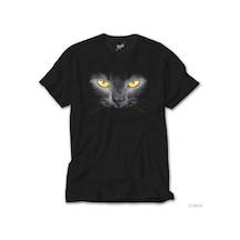 Angry Cat Siyah Tişört Siyah