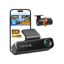 70mai M800 Arabalar İçin 4k Araç Kamerası Ön Ve Arka, Starvıs 2 Imx678 Süper Gece Görüşü Ve F1.7 Diyafram, Çift Hdr, 4g Lte Ve 5ghz Wi-fi, Dahili 128gb Emm...-122992