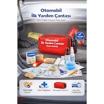 Trafik İlk Yardım Çantası Tüvtürk Muayene Uyumlu Trafik Yönetmeliğine Uygun 35 Parça