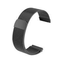 Huawei Watch Gt4 / Gt5 / Gt6 41mm Ile Uyumlu Kordon 18mm Pimli Mıknatıslı Metal Hasır Kordon Kayış