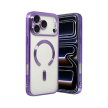 Apple iPhone Uyumlu 17 Pro Max Kross Magneticsafe Kapak - Mor Bzsxx00 1