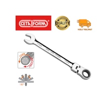 Ceta Form B06 C-Gear Cırcırlı Kombine Anahtar Mafsallı B06 Serisi 15 Mm N11.5146