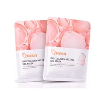 Bio Collagen Melting Gel Mask Kolajen & Hyaluronik Asit Nemlendirici Yüz Maskesi 2'li Paket