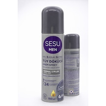 Sesu Men Tüy Dökücü Krem Sprey 150 Ml Erkeklere Özel Hızlı Etkili Depilatory Spray Normal Ciltler İçin