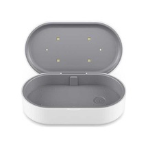 Pazly 2'li Kablosuz Şarj Ve Uv Temizleyici - Hızlı Şarj & Telefon Dezenfektan Kutusu Beyaz Beyaz