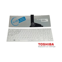 Toshiba Uyumlu 0Kn0-Zw3Us23, 9Z.N7Tsv.001 Notebook Klavyesi - (Beyaz Tr)