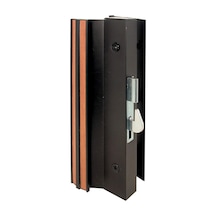 C 1001 Sliding Glass Handle Set 10cm - 2.4cm. Extruded Aluminium Hook Style Surface Mount