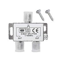 4818 2 Li Uydu Çanak Splitter Kablo Tv Rg6 Anten Çoklayıcı Dağıtıcı