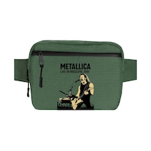 Metallica Live İn Moscow Yeşil Bel Çantası