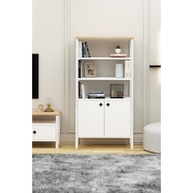 Remy Kitaplık Çok Amaçlı Dolap Sepet-beyaz Sepet-beyaz