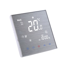 Vkemall BTH-2000L-GA Büyük Lcd Ekran Su Zemin Isıtma Termostatı Dijital Sıcaklık Kontrol Cihazı