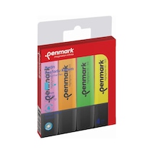 Penmark Fosforlu Kalem 4 Lü Karışık Renk Neon Hs 505 4n Çok Renkli