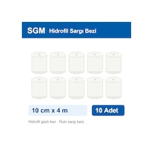 Bezos Sgm Hidrofil Sargı Bezi 10 Cm X 4 M 10 Adet Nıda