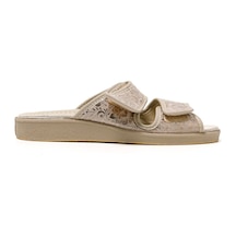 Sandalet Kadın 5688 Green Life Stretch Women's Footwear Beige Bej