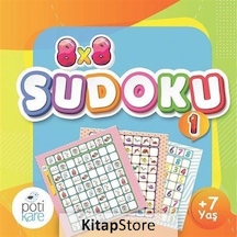 8X8 Çıkartmalı Sudoku 1 / Kolektif
