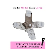 Angbutik Aytuğ 33290 Kadın Modal Patik Çorap Çok Renkli