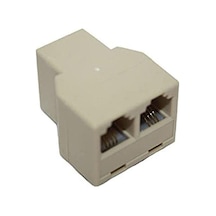 Rj11 2 port telefon çoklayıcı aparat