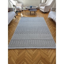 Monaco 223 Krem Gri İskandinav Sisal Bukle Bohem Yumuşak Özel Ölçü Salon Koridor Mutfak Halı Yolluk 0223-krem/gri