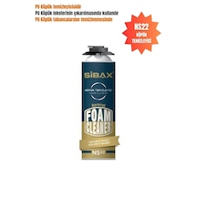 Sibax Ns22 Poliüretan Köpük Temizleyici Sprey 500 Ml Tabancalı Kullanım