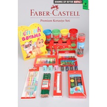 Orjinal Faber-castell Premium 102 Parça Boyama Seti Pastel Boya,boyama Kitabı,sulu Boya,oyun Hamuru