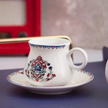 Hattat 6 Kişilik 90 Ml Kahve Fincanı Çok Renkli