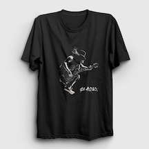 Presmono Unisex Jump Guns N' Roses Slash T-shirt Siyah