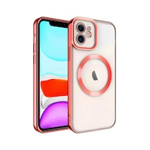 Apple Uyumlu iPhone 11 Kılıf Kross Magneticsafe Kapak Kırmızı,