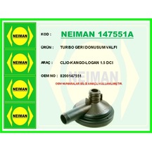 Bescher Turbo Gerı Donusum Valfı Clıo-kango-logan 1.5 Dcı Neıman 147551a 8200147551