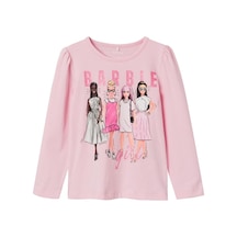 Name It Barbie Pembe Kız Çocuk Sweatshirt 13221132 001