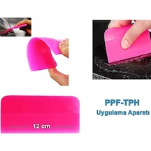 Ppf/tph Silikon Çekçek Ragle Cam Filmi Çekme Uygulama Aparatı Pembe 12x7.5cm