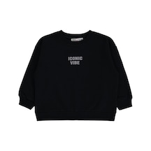 Civil Girls Basic 2 -5 Yaş Sweatshirt  - Siyah 19330336126W1