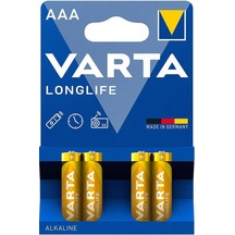 Longlife Extra Alkalin İnce Pil - Aaa - 4'lü