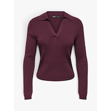 Only Onlkaya Ls Polo Knt Noos Kadın Mor - 15344841
